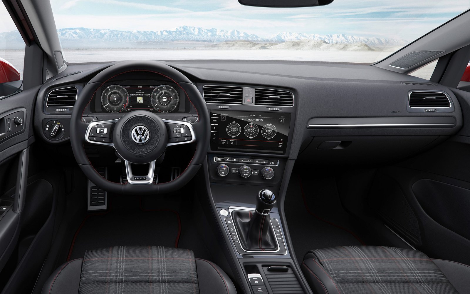 Volkswagen Golf 7 GTI салон